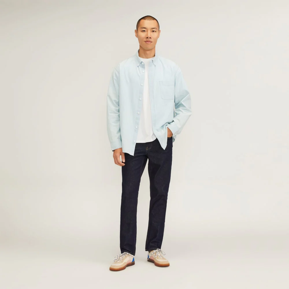 Le jean organique à élasticité 4 voies The Skinny | Uniform | Indigo foncé
