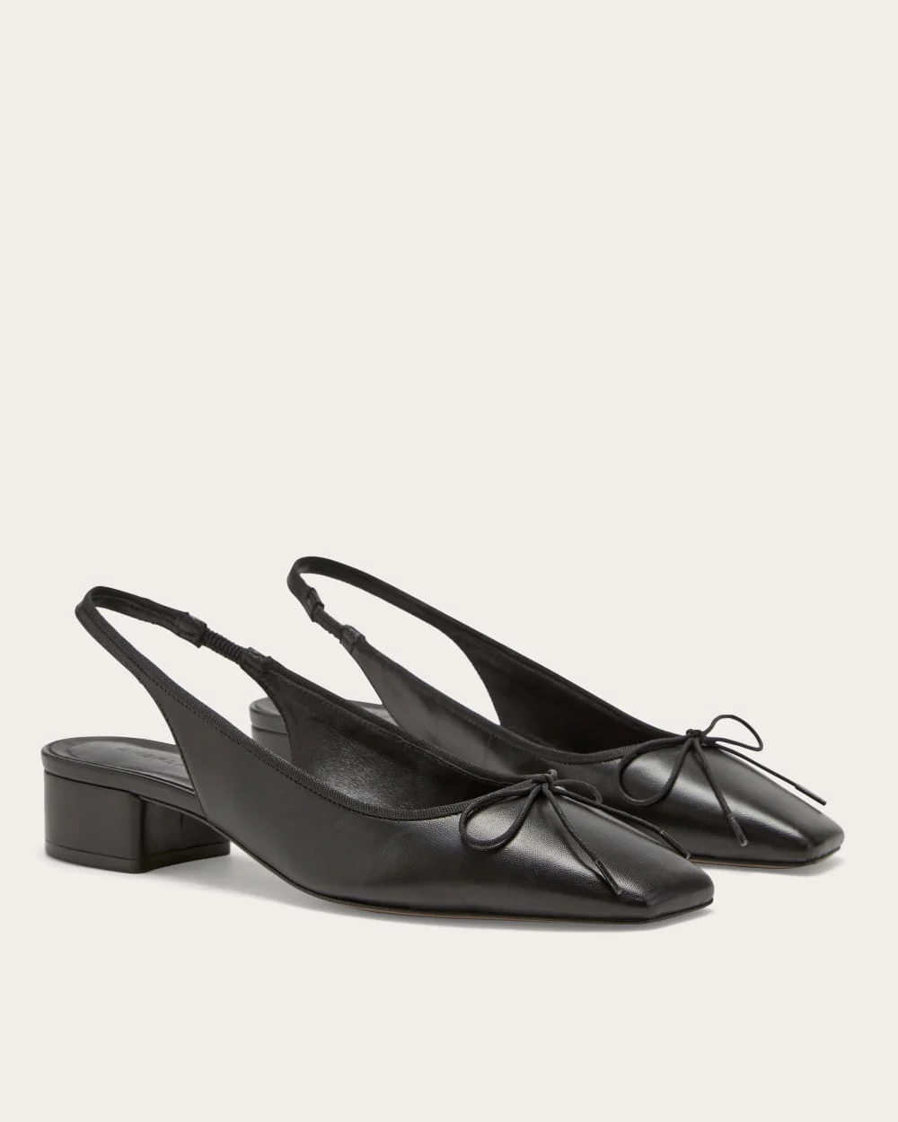 Le Talon Slingback Ballet | Noir