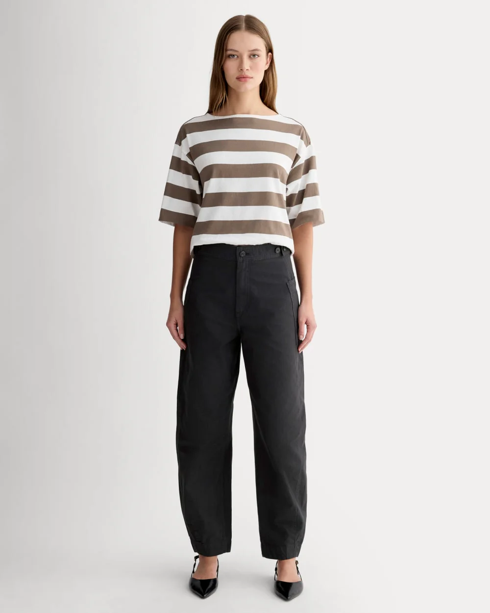 Pantalon Barrel Fatigue | Noir