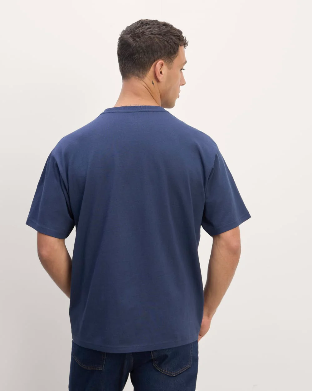 Le Pull Oversize Épais | Uniform | Bleu Nuit
