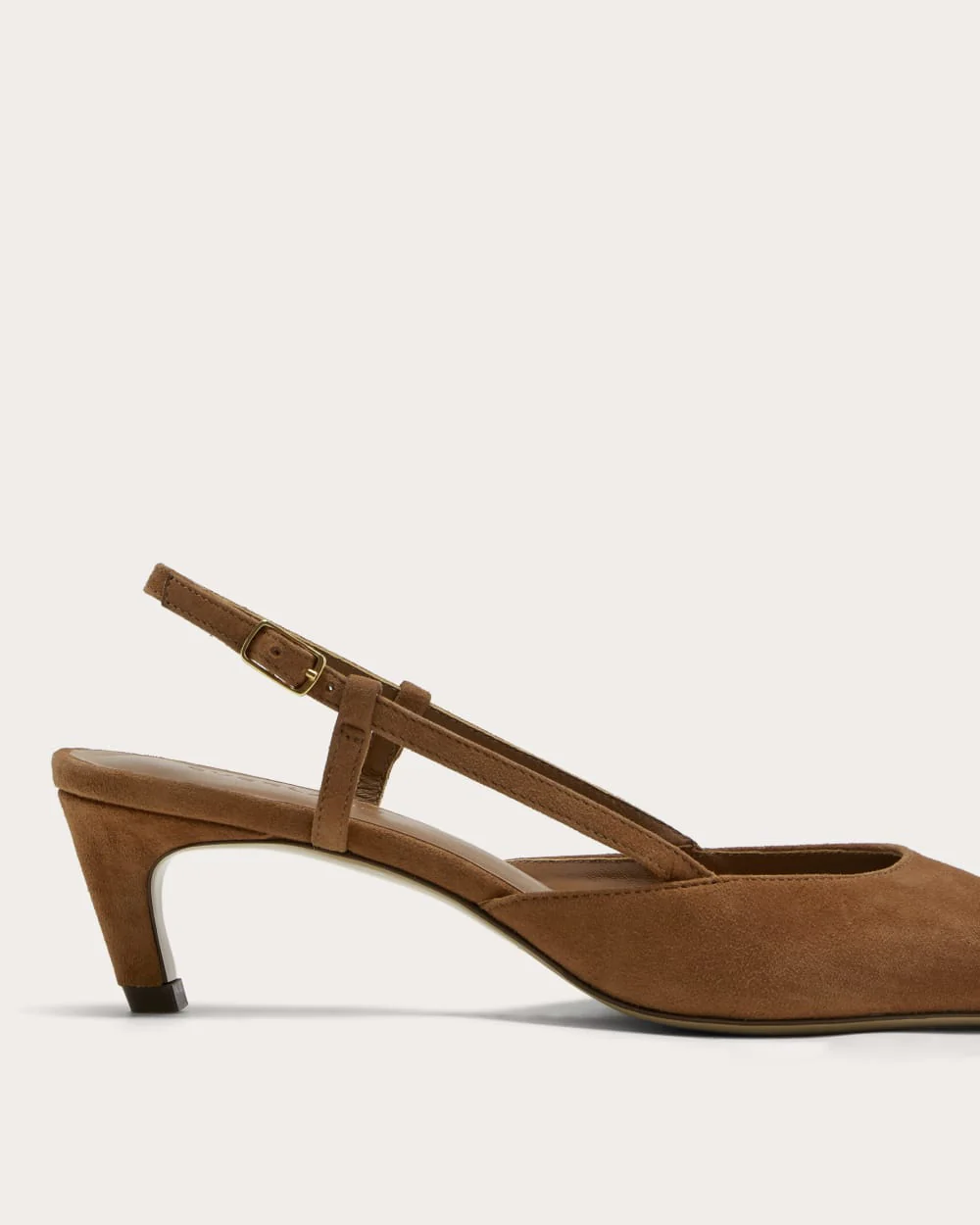 Le Talon Slingback The Studio | Suede brun selle