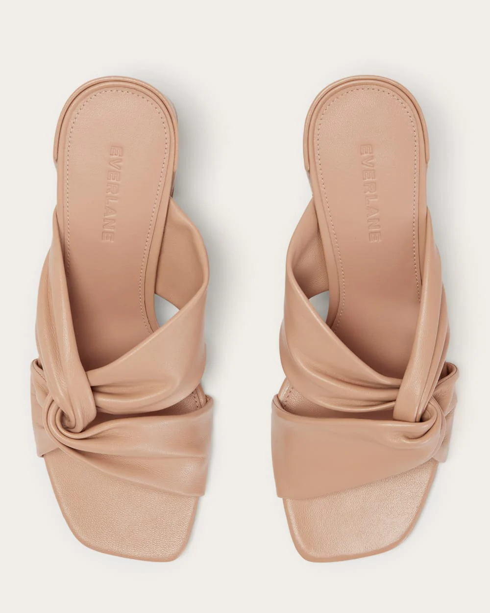 Le Day Twist Heel | Tan Rosé