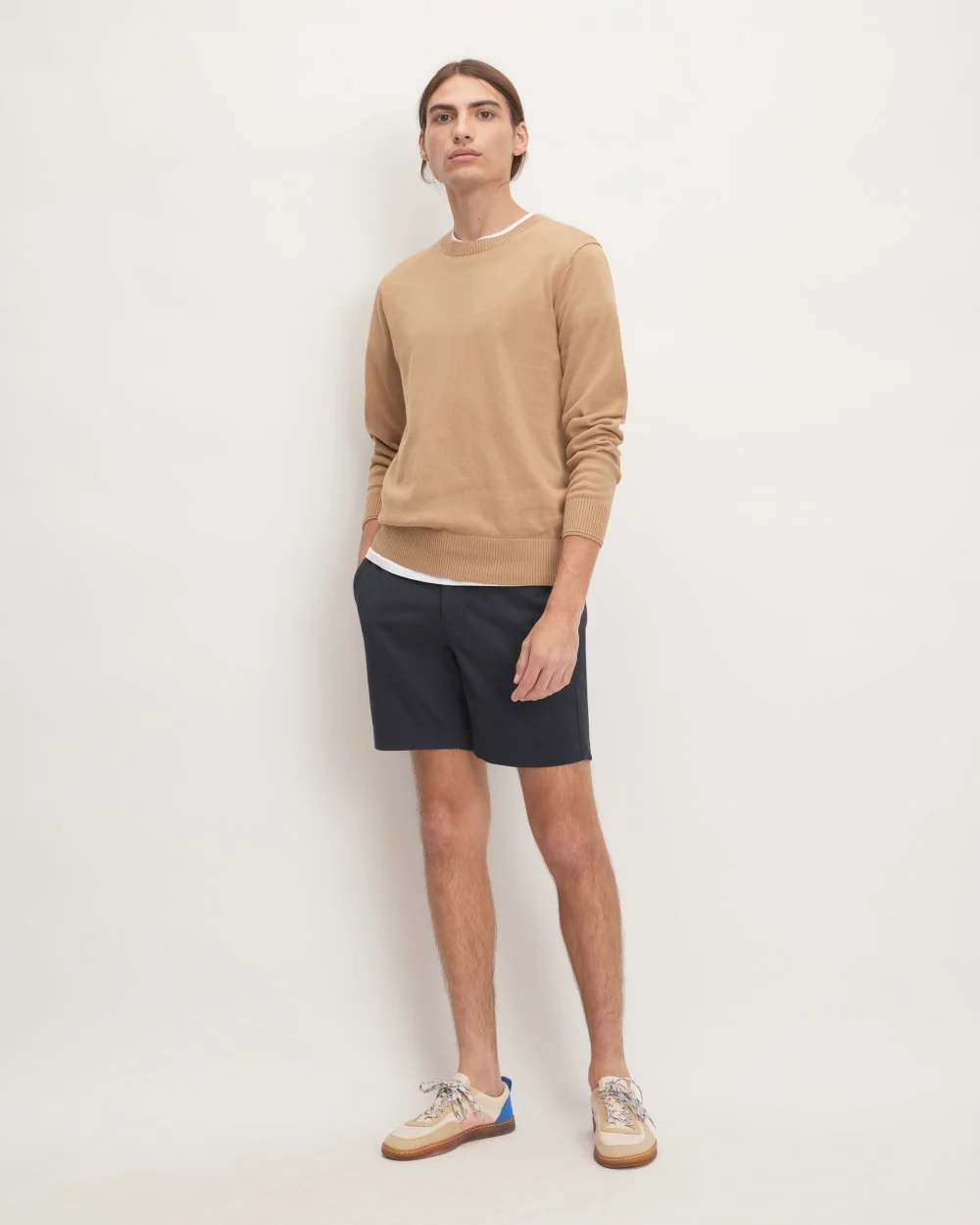 Le short chino ajusté 7" | Bleu marine foncé