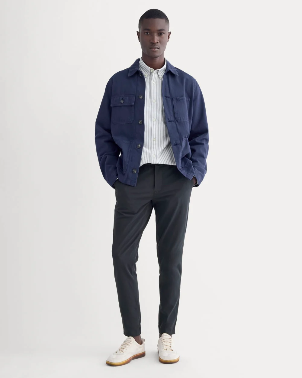 Le pantalon chino de voyage performant | Bleu marine foncé