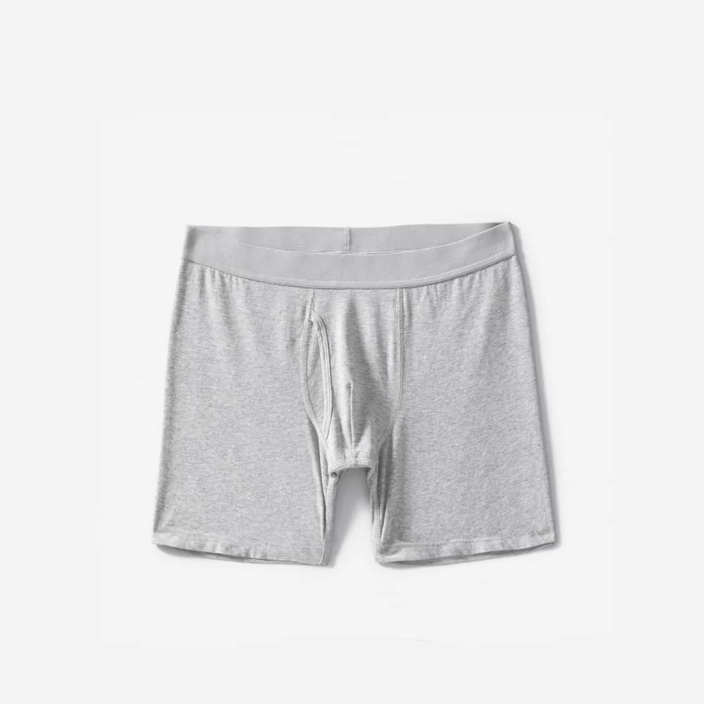Le boxer-brief plus long Supima® | Uniform | Gris melé